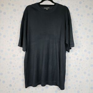 Baracuta black silk short sleeve shirt
